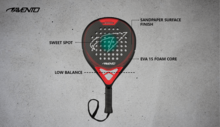 Padel Racket 3K Carbon Conquista