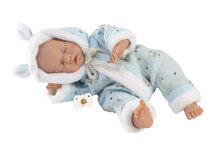Llorens pop newborn slapende baby jongen - 32 cm