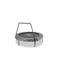 EXIT Tiggy junior trampoline met beugel &oslash;140cm - zwart/grijs