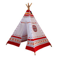 Sunny LED Tipi Tent Rood/wit