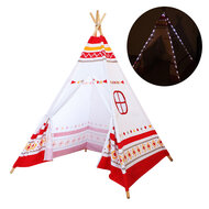 Sunny LED Tipi Tent Rood/wit