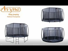 Avyna Trampoline Veiligheidsnet 340x240 Groen | Compleet 