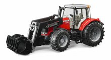 Bruder Massey Ferguson 7624 Met Voorlader 1:16