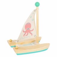 Small Foot - Badspeelgoed Houten Catamaran Octopus