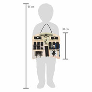 Small Foot - Houten Activiteitenbord Vergrendelingen en Verb