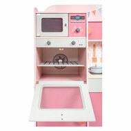 Small Foot - Houten Speelkeuken Gourmet Roze, 12dlg.