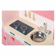 Small Foot - Houten Speelkeuken Gourmet Roze, 12dlg.