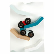 Small Foot - Houten Autobaan Toren met Auto's, 3dlg.