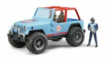 Bruder Jeep Cross Country Racer Blauw Met Bestuurder