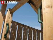 Hy-Land P6s Speeltoestel Grenenhout - Polyethyleen Glijbaan en Schommel