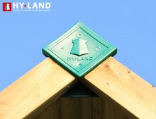 Hy-Land P6s Speeltoestel Grenenhout - Polyethyleen Glijbaan en Schommel