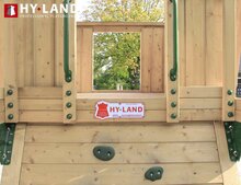 Hy-Land Q1 Speeltoestel Grenenhout - RVS Glijbaan