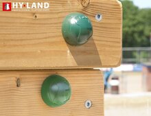Hy-Land Q2 Speeltoestel Grenenhout - Polyethyleen Glijbaan