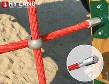 Hy-Land Q2s Speeltoestel Douglas - Polyethyleen Glijbaan en Schommel