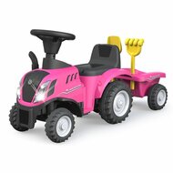 Looptractor  New Holland T7 Tractor roze