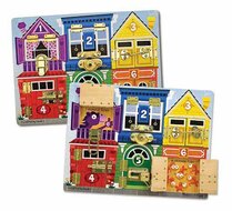 Melissa &amp; Doug  Houten Speelbord Sloten En Haken