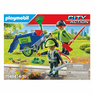 Playmobil City Action Figurenset Schoonmaakteam - 71434