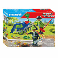 Playmobil City Action Figurenset Schoonmaakteam - 71434