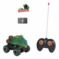 Dinoworld Dinosaurus RC Bestuurbare Auto met Licht, 12,5cm