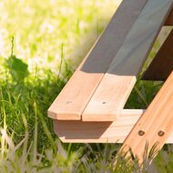 Dual Top 2.0 Zand &amp; Water Picknicktafel met rode bakken