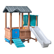 Step2 Woodland Adventure Playhouse &amp; Slide