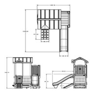 Step2 Woodland Adventure Playhouse &amp; Slide