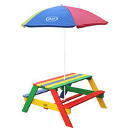 AXI Nick Picknicktafel Regenboog - Parasol Regenboog