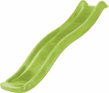 Glijbaan 175 cm met wateraansluiting voor speeltoren 90 cm - groen