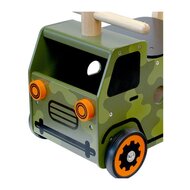 I&#039;m Toy Loop- en Duwwagen Legertruck