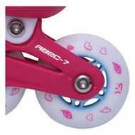 Street Rider Inline Skeelers Roze, Maat 26-29