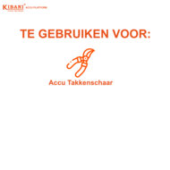 Gereedschapsaccu voor Takkenschaar