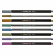 STABILO Pen 68 Metallic Viltstiften, 8st.