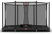 BERG Ultim Rechthoek Favorit InGround 330X220 Black + Safety Net Comfort