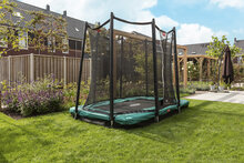 BERG Ultim Rechthoek Favorit InGround 280X190 Green + Safety Net Comfort