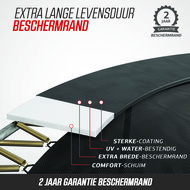 BERG trampoline Grand Ovaal Champion Regular 520X350 Grey + Safety Net Deluxe