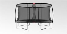 BERG trampoline Grand Ovaal Champion Regular 520X350 Grijs + Safety Net DLX XL