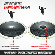 BERG trampoline Grand Ovaal Elite Regular 520X350 Grey + Safety Net Deluxe