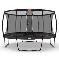 BERG trampoline Elite Regular 430 Grey Levels + Safety Net DLX XL