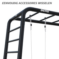 Berg Playbase 3-In-1 Large Met Rekstok En Ladder Inclusief Klimnet L En Bokszak