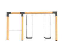 Houten Premium Schommel Anna Douglas 400cm met 125cm Duikelstang RVS