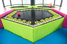 Peuter Mini Trampolinepark, 4 trampolines