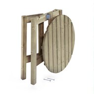 Houten Statafel, diameter 100cm