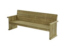 Houten Bank Lisse 4-zits, 230 cm