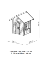 Houten Speelhuisje Davey