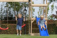 Houten Speeltoestel Noa met antraciet glijbaan