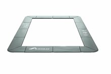 Akrobat Orbit Flat to the ground trampoline rand 380x250 cm Antraciet