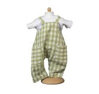 Overall +T-shirt groen 45cm