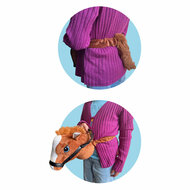 Holly Horse Paardenhoofd Bruin met Elastiek