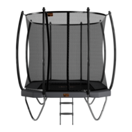 Avyna Trampoline Opbouw 340x240 (234) met net &ndash; Grijs