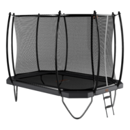 Avyna Trampoline Opbouw 305x225 (223) met net &ndash; Grijs